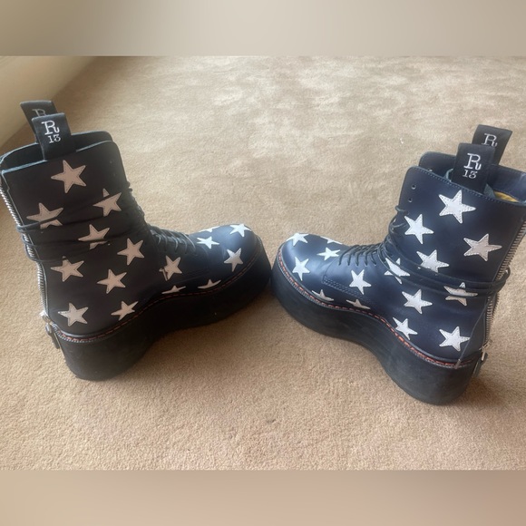 R13 double stack platform star boots. RARE find. Size 37. Worn once. - Picture 6 of 10